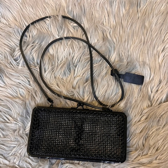 YSL Brass Lambskin Monogram Cassandre Cage Bag Black - Picture 4 of 11